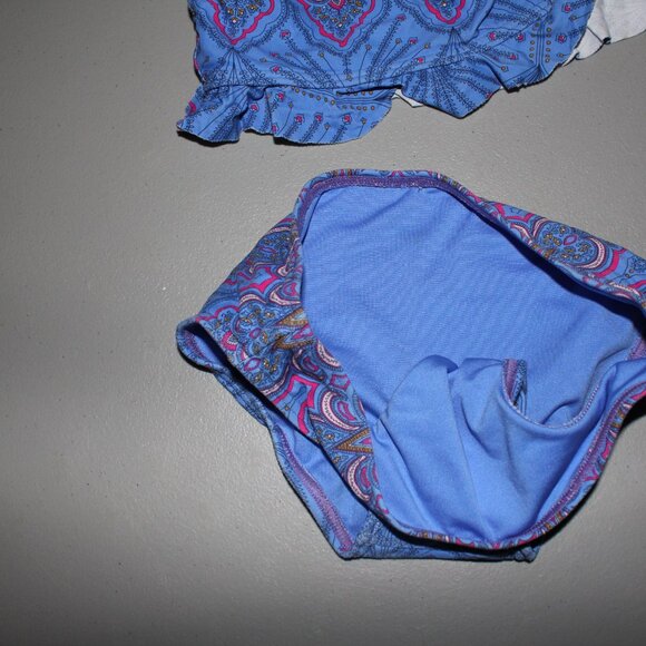 Blue 2 Pcs O'neill Bathing Suit Size 7/8 - Picture 4 of 10